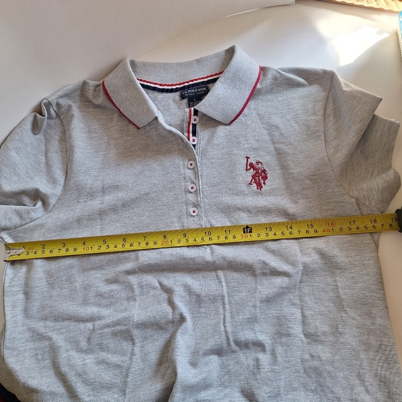 US Polo Association Womens Sport Golf Dress Gray With Logo Size Large EUC - Picture 13 of 14